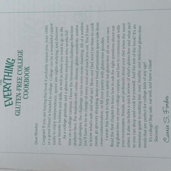 The Everything Gluten Free College Cookbook by Carrie S Forbes - Picture 5 of 9